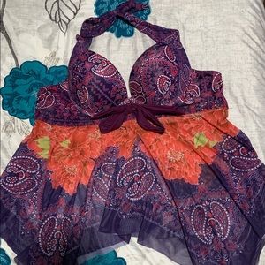 *sold*Plus size 2 piece swim